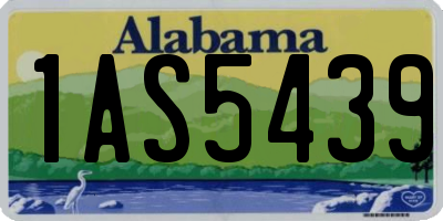 AL license plate 1AS5439