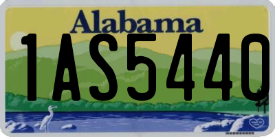 AL license plate 1AS5440