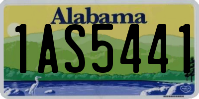AL license plate 1AS5441