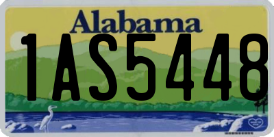 AL license plate 1AS5448