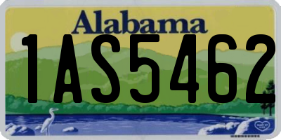 AL license plate 1AS5462