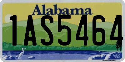 AL license plate 1AS5464