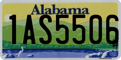 AL license plate 1AS5506
