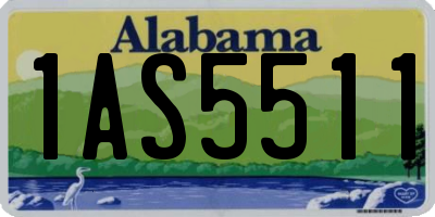 AL license plate 1AS5511