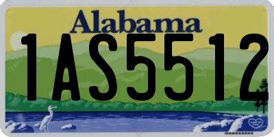 AL license plate 1AS5512