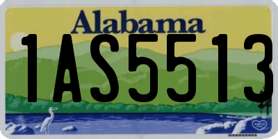 AL license plate 1AS5513