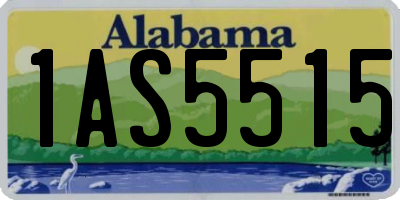 AL license plate 1AS5515
