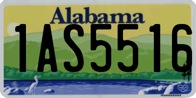 AL license plate 1AS5516