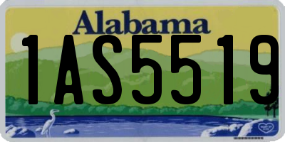 AL license plate 1AS5519