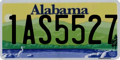 AL license plate 1AS5527