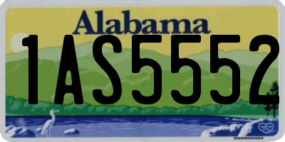 AL license plate 1AS5552