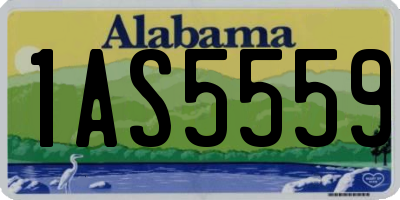 AL license plate 1AS5559