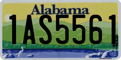 AL license plate 1AS5561