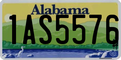 AL license plate 1AS5576