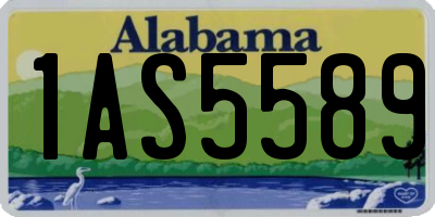 AL license plate 1AS5589