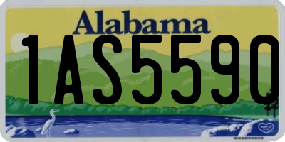 AL license plate 1AS5590