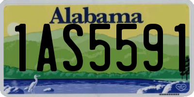 AL license plate 1AS5591