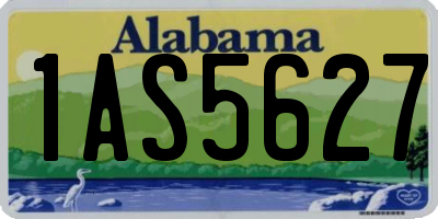 AL license plate 1AS5627