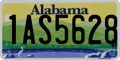 AL license plate 1AS5628
