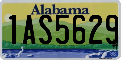 AL license plate 1AS5629