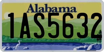 AL license plate 1AS5632