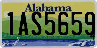 AL license plate 1AS5659