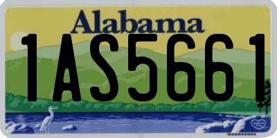 AL license plate 1AS5661