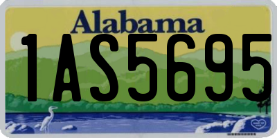 AL license plate 1AS5695
