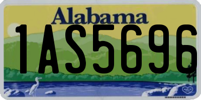 AL license plate 1AS5696