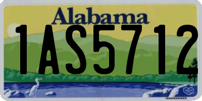 AL license plate 1AS5712