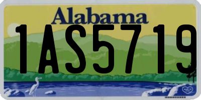AL license plate 1AS5719