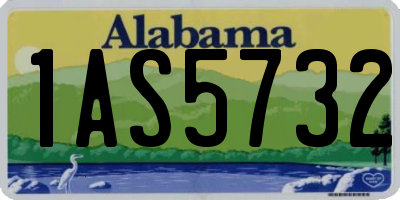 AL license plate 1AS5732