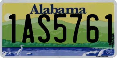 AL license plate 1AS5761