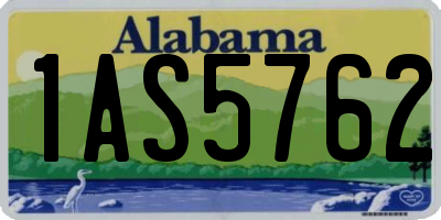 AL license plate 1AS5762