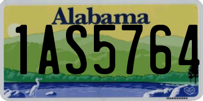 AL license plate 1AS5764