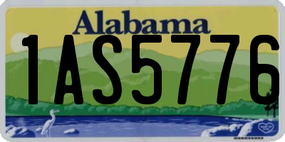 AL license plate 1AS5776