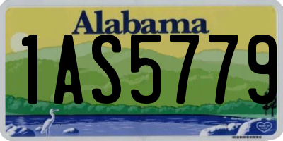 AL license plate 1AS5779