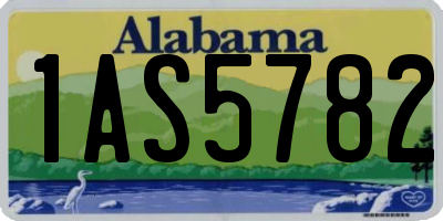 AL license plate 1AS5782