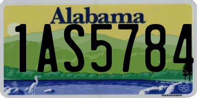 AL license plate 1AS5784