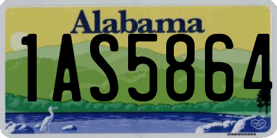 AL license plate 1AS5864