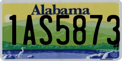 AL license plate 1AS5873