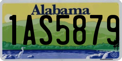 AL license plate 1AS5879