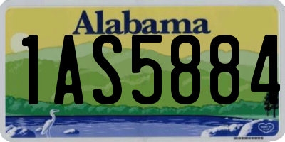 AL license plate 1AS5884