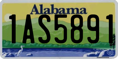 AL license plate 1AS5891