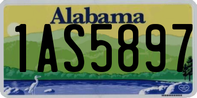 AL license plate 1AS5897