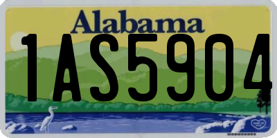 AL license plate 1AS5904