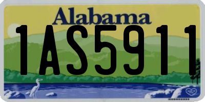 AL license plate 1AS5911