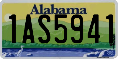 AL license plate 1AS5941