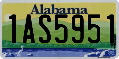 AL license plate 1AS5951