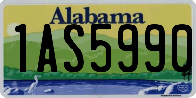 AL license plate 1AS5990